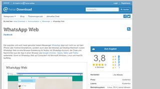 
                            10. WhatsApp Web | heise Download