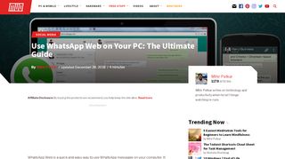 
                            4. WhatsApp Web: How to Use WhatsApp on Your PC - MakeUseOf