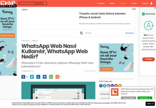 
                            11. WhatsApp Web Nasıl Kullanılır, WhatsApp Web Nedir? - CHIP Online