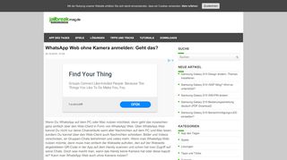 
                            13. WhatsApp Web ohne Kamera anmelden: Geht das? - App Blog
