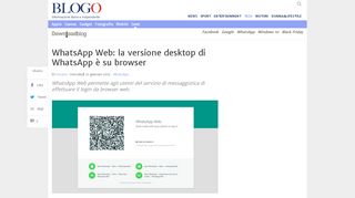 
                            10. WhatsApp Web | WhatsApp per PC | Versione desktop - Downloadblog