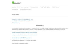 
                            4. whatsapp webmail - WASSAP