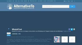 
                            9. WhatsATool Alternatives and Similar Websites and Apps ...