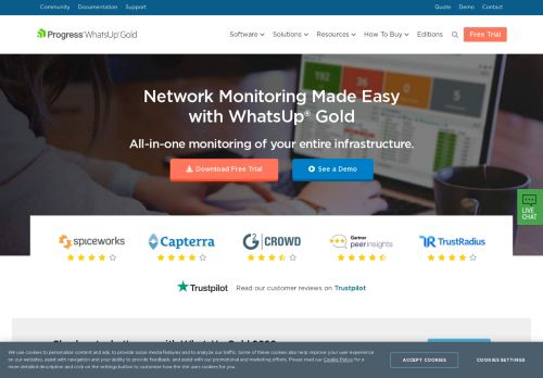 
                            7. WhatsUp Gold: Network Monitoring Made Easy