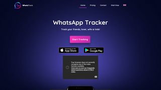 
                            6. WhatzTrack - WhatsApp Tracker and Monitoring