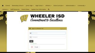 
                            12. Wheeler ISD - Site Administration Login