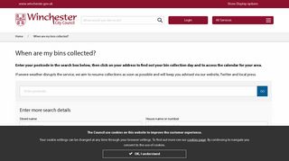 
                            12. When are my bins collected? | Winchester City Council