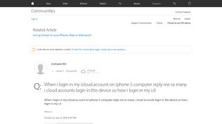 
                            11. When i login in my icloud account on ipho… - Apple Community