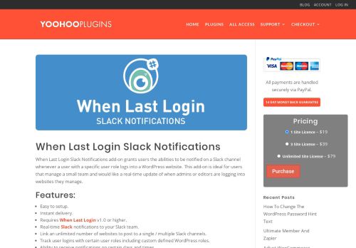 
                            9. When Last Login Slack Notifications - Yoohoo Plugins
