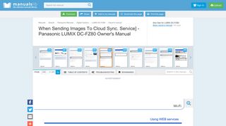 
                            11. When Sending Images To Cloud Sync. Service] - Panasonic LUMIX ...
