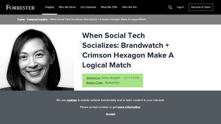 
                            7. When Social Tech Socializes: Brandwatch + Crimson Hexagon Make ...