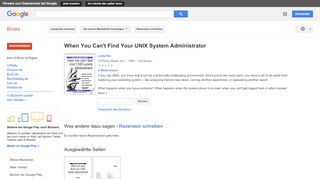 
                            12. When You Can't Find Your UNIX System Administrator