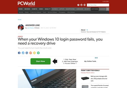 
                            9. When your Windows 10 login password fails, you need a recovery ...