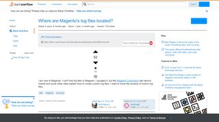 
                            5. Where are Magento's log files located? - Stack Overflow
