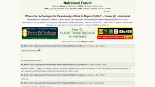 
                            13. Where Can A Zoologist Or Parasitologist Work In Nigeria?(HELP ...