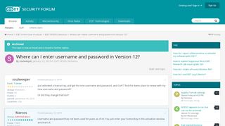 
                            5. Where can I enter username and password in Version 12? - ESET ...