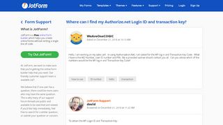 
                            11. Where can I find my Authorize.net Login ID and transaction key ...