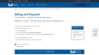 
                            8. Where can I find my current balance? | MTS