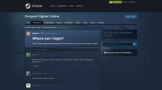 
                            2. Where can i login? :: Dungeon Fighter Online General Discussions
