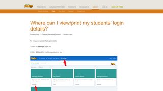 
                            1. Where can I view/print my students' login details? – Sumdog Help