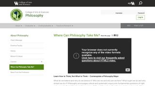 
                            10. Where Can Philosophy Take Me? | Philosophy