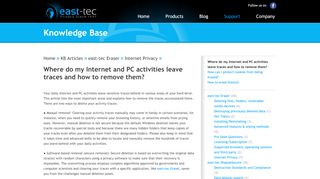 
                            11. Where do my Internet and PC activities leave traces and how to ...