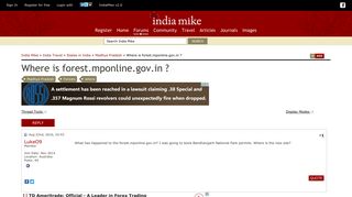 
                            3. Where is forest.mponline.gov.in ? - India Travel Forum | IndiaMike.com