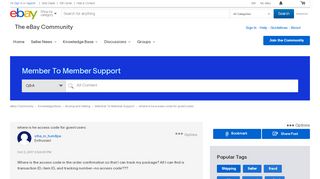 
                            3. where is he access code for guest users - The eBay Community