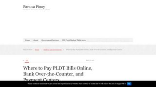 
                            11. Where to Pay PLDT Bills Online, Bank Over-the-Counter, and Payment ...