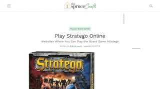 
                            6. Where to Play Stratego Online - The Spruce Crafts