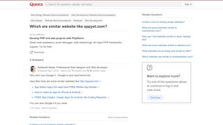 
                            11. Which are similar website like appyet.com? - Quora