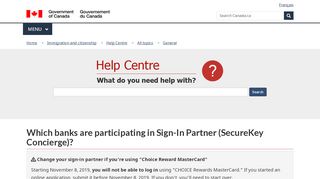 
                            8. Which banks are participating in Sign-In Partner (SecureKey ...