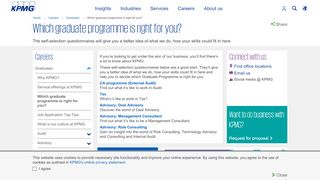 
                            4. Which graduate programme is right for you? | KPMG | ZA