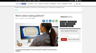 
                            11. Which online trading platform? | IOL Personal Finance