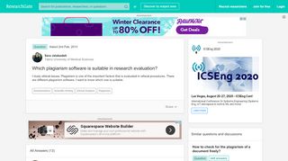 
                            13. Which plagiarism software is suitable in research evaluation?