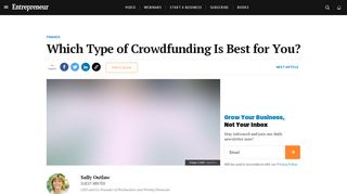 
                            12. Which Type of Crowdfunding Is Best for You? - Entrepreneur