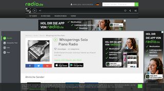 
                            2. Whisperings Solo Piano Radio | Livestream per Webradio hören