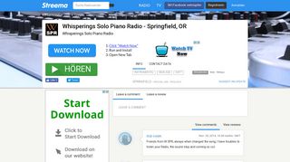 
                            6. Whisperings Solo Piano Radio - Springfield, OR - Online Hören