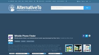 
                            11. Whistle Phone Finder Alternatives and Similar Apps - AlternativeTo.net