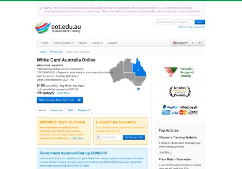 
                            4. White Card Australia - Official Online Course, 24/7