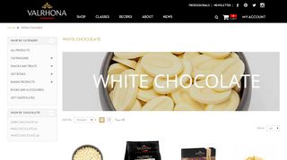 
                            12. White Chocolate - Valrhona Chocolates