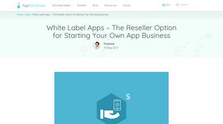 
                            8. White Label Apps – Start Your Own App Business as a Reseller