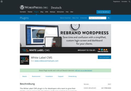 
                            4. White Label CMS | WordPress.org