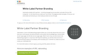 
                            7. White-Label Partner Branding - Intermedia