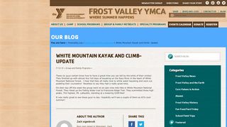 
                            10. White Mountain Kayak and Climb- Update | Frost Valley YMCA