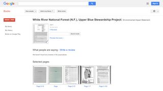 
                            9. White River National Forest (N.F.), Upper Blue Stewardship ... - Google बुक के परिणाम