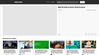 
                            11. WHITE ROSE SCHOOL SPORTS GALA - video dailymotion
