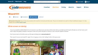 
                            13. White screen on startup | Tips & Tricks for Wizard101 | CodeWeavers