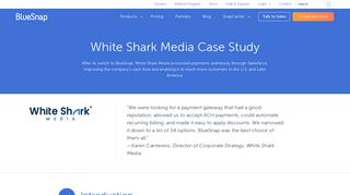 
                            12. White Shark Media Case Study | BlueSnap