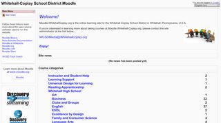 
                            13. Whitehall-Coplay School District Moodle